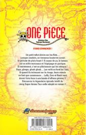 Verso de One Piece - Roman - À bas Gyanzack !