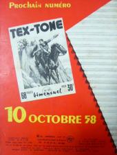 Verso de Tex-Tone (Impéria) -205- Le fusil