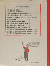 Verso de Tintin (Historique) -6A21- L'oreille cassée