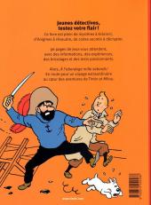 Verso de Tintin - Divers -AJ- Tintin & Milou - Grand livre-jeux