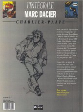 Verso de Marc Dacier (couleurs) -INT2- Intégrale Marc Dacier - Tome 2