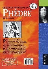 Verso de Théâtre en BD -2- Phèdre en BD