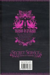Verso de Secret service - Maison de Ayakashi -4- Tome 4