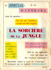 Verso de Mandrake (1re Série - Remparts) (Mondes Mystérieux - 1) -54- Le suicide d'Archibald Crowter