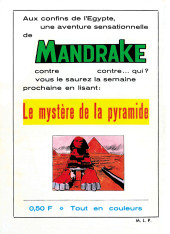 Verso de Mandrake (1re Série - Remparts) (Mondes Mystérieux - 1) -83- La planète chauve