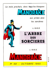 Verso de Mandrake (1re Série - Remparts) (Mondes Mystérieux - 1) -67- Un alibi pour Castillo