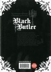 Verso de Black Butler -11- Black Gourmet
