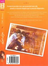 Verso de In love with you -1- Tome 1