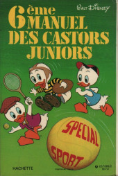 Verso de Manuel des Castors Juniors -6- 6ème manuel des Castors Juniors - Spécial sport