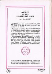 Verso de Walt Disney (Bibliothèque Rose) - Mickey et les pirates de l'air