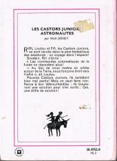 Verso de Walt Disney (Bibliothèque Rose) - Les Castors juniors astronautes