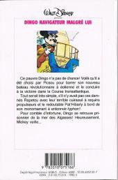 Verso de Walt Disney (Bibliothèque Rose) - Dingo navigateur malgré lui
