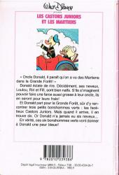 Verso de Walt Disney (Bibliothèque Rose) - Les Castors juniors et les Martiens