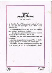 Verso de Walt Disney (Bibliothèque Rose) - Donald et le vaisseau fantôme