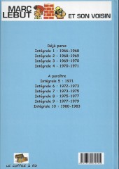 Verso de Marc Lebut et son voisin -Int04a- Intégrale 4 : 1970-1971
