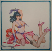 Verso de Glamour International -22- Pin-up Art by Earl MacPherson + Sweet Bettie 4 + Bizarre Life 5