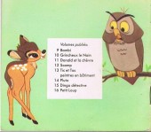 Verso de Mini-Livres Hachette -9- Bambi