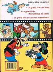Verso de Walt Disney (Deux Coqs d'Or) - Le grand livre d'or de walt disney