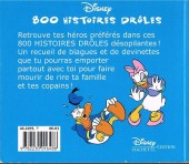 Verso de Walt Disney (Hachette et Edi-Monde) - 800 histoires drôles