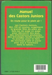 Verso de Manuel des Castors juniors (2e série) -1FL- En route pour le plein air