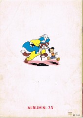Verso de Votre série Mickey (2e série) - Albums Filmés ODEJ -33- La Merveilleuse Aventure de Pinocchio