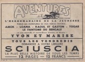 Verso de Alain la Foudre (Editions Populaires Modernes) -4- L'île aux pièges