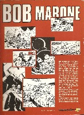 Verso de Bob Marone (en allemand) -1- Der Weisse Dinosaurier - Teil