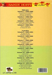 Verso de Sandy & Hoppy -INT04a- Intégrale volume 4: 1962-1963