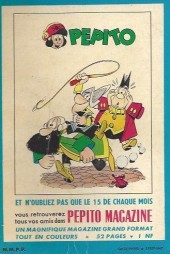 Verso de Pepito (1re Série - SAGE) -Rec27- Album N°27 (du n°156 au n°160)
