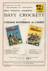 Verso de Davy Crockett (S.P.E) -12- Péril dans la prairie