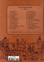 Verso de Alix - La collection (Hachette) -51- Les voyages d'Alix - Athènes