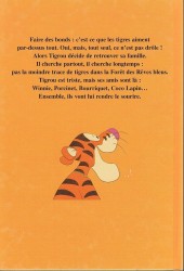 Verso de Mickey club du livre -36- Les Aventures de Tigrou et de son ami Winnie