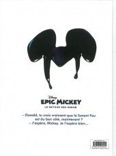 Verso de Epic Mickey -2- Le Retour des héros