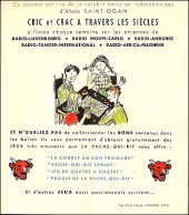 Verso de Cric et Crac à travers les siècles -1- Journal 1