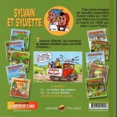 Verso de Sylvain et Sylvette (Éditions P'tit Louis) -9- Le petit cirque