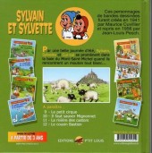 Verso de Sylvain et Sylvette (Éditions P'tit Louis) -8- Bébert le petit mouton blanc