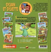 Verso de Sylvain et Sylvette (Éditions P'tit Louis) -3- La petite fée et le dragon