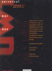 Verso de Universal War One (en allemand) -1- Genesis