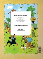 Verso de Tintin (en langues régionales) -22Réunionnai- Vol 714 pou Sydney