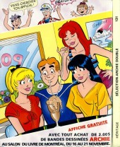 Verso de Archie Sélection Format double -131- Jeux d'eau!