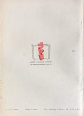 Verso de Bibi Fricotin (2e Série - SPE) (Après-Guerre) -6- Bibi Fricotin détective