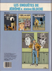 Verso de Jérôme K. Jérôme Bloche -3TT- À la vie, à la mort