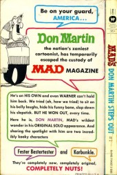 Verso de Mad's Don Martin - Steps Out!