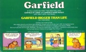 Verso de Garfield (1980) -3- Garfield bigger than life