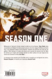 Verso de Season One (100% Marvel) -8- Iron Man