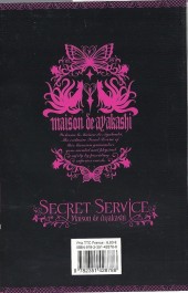 Verso de Secret service - Maison de Ayakashi -6- Tome 6