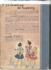 Verso de (Recueil) La semaine de Suzette -521- 1952 - Album Numéro 1