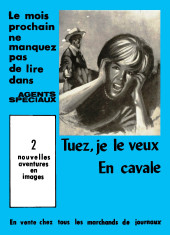 Verso de Agents Spéciaux (SFPI) -5- Le sabre de feu