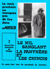 Verso de Agents Spéciaux (SFPI) -8- K.O. mortel