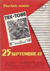 Verso de Tex-Tone (Impéria) -201- Cadeau de noce